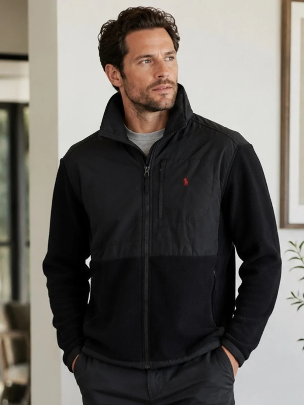 Polo by Ralph Lauren Men's Black Performance Jacket